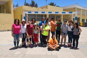 Jornada de convivencia deportiva en El Goro (Foto TA)
